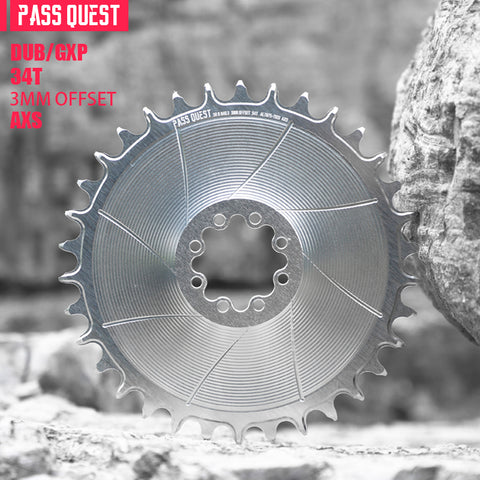 SRAM FORCE 8 Bolt ( 3mm offset) Mountain XX SL Narrow Wide Chainring 28-42T AXS