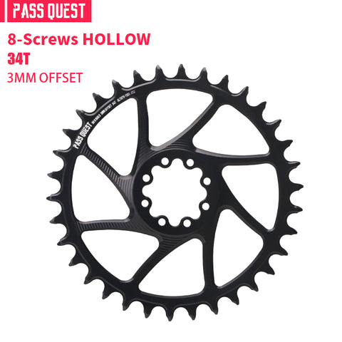 SRAM FORCE 8 Bolt ( 3mm offset) Mountain XX SL Narrow Wide Chainring 28-38T