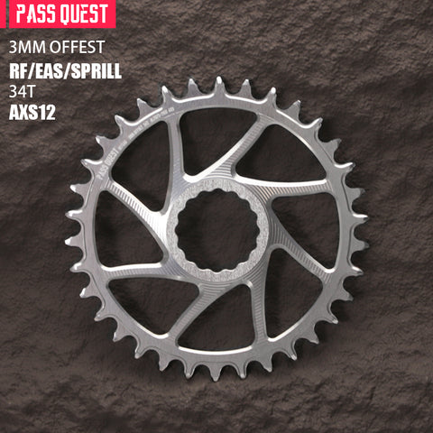RACE FACE (3mm offset ) AXS Round Narrow Wide Chainring 28-38T