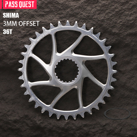SHIMANO BOOST (3mm offset) Round Hollow Narrow Wide Chainring