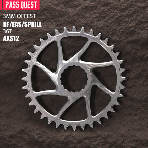 RACE FACE (3mm offset ) AXS Round Narrow Wide Chainring 28-38T