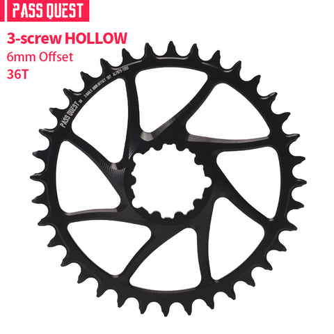 SRAM GXP/DUB (6mm offset) Round Narrow Wide Chainring