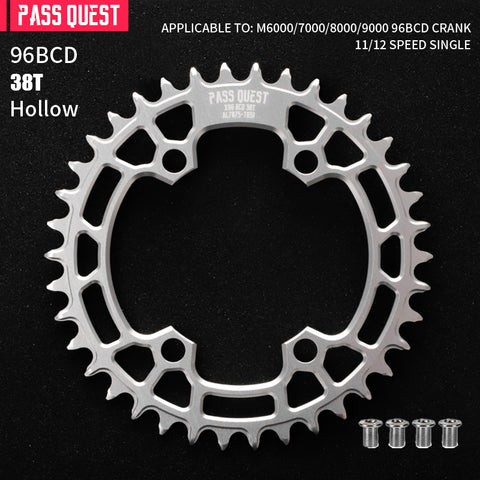 PASS QUEST Non-Standard 96BCD For Shimano Round Narrow Wide Chainring