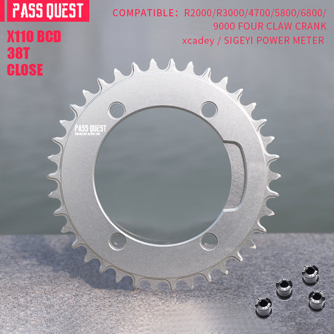 SHIMANO X110BCD (4-bolt AERO) Round Narrow Wide Chainring