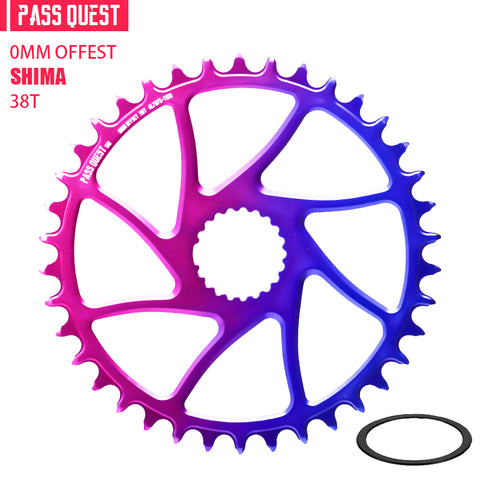 SHIMANO M7100 M8100 M9100(0mm offset) Round Narrow Wide Chainring