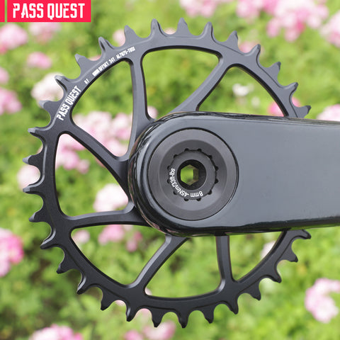 RACE FACE (0mm offset) Round Hollow Narrow Wide Chainring 30-48T