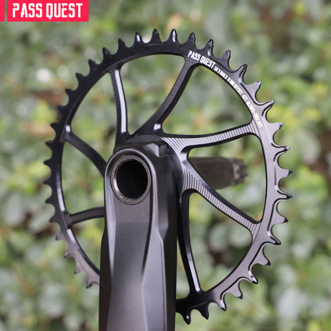 SRAM 3 Bolt (6mm offset) AXS Hollow Round Narrow Wide Chainring 32-46T