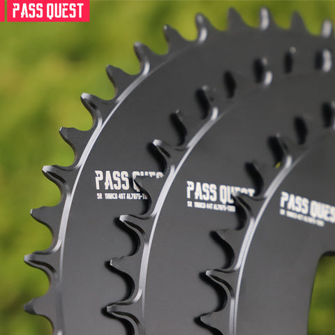 PASS QUEST SRM-110 BCD (4-bolt AERO) Round AERO Narrow Wide Chainring