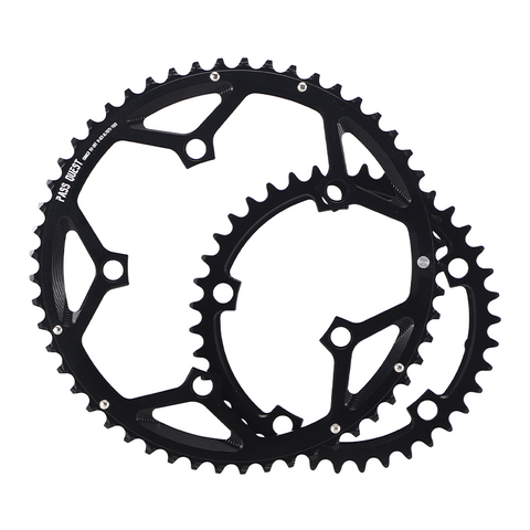 130BCD (5-bolt HOLLOW) 2X Sprocket Round Road Bike Foldable Bicycle 11-12s