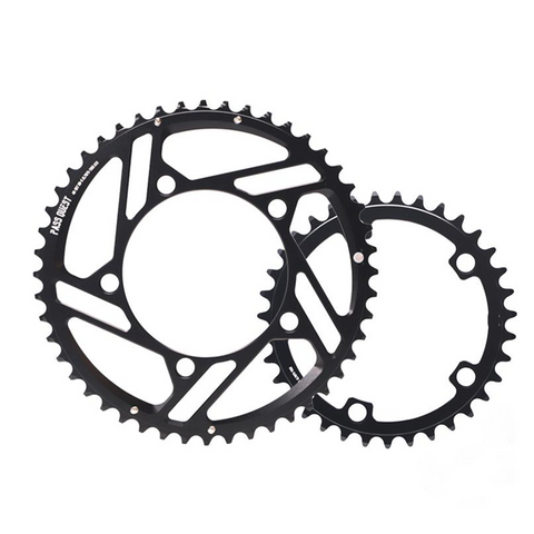 PASS QUEST 2X 110BCD (5-bolt HOLLOW) AXS Sprocket Round Road Bike Foldable Bicycle 12 speed Gravel bik