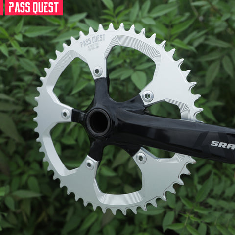 110BCD (5-bolt Hollow) Round Hollow Road Bike Narrow Wide Chainring