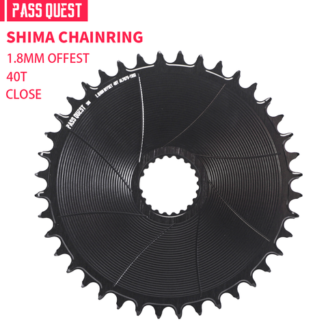 SHIMANO (1.8mm offset) GRAVEL/ROAD Narrow Wide Chainring 40-48T