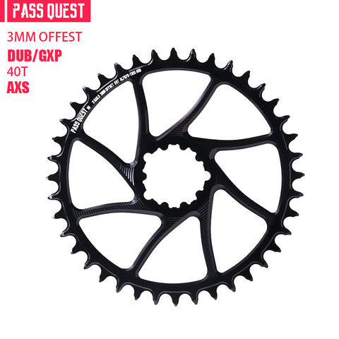 SRAM 3 Bolt ( 3mm offset)AXS GRAVEL/ROAD Narrow Wide Chainring 40-54T