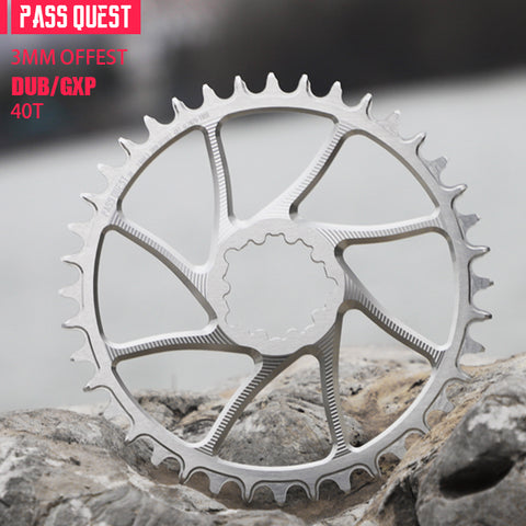 SRAM 3 Bolt ( 3mm offset) Hollow GRAVEL/ROAD Narrow Wide Chainring 40-54T