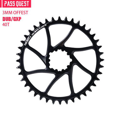 SRAM 3 Bolt ( 3mm offset) Hollow GRAVEL/ROAD Narrow Wide Chainring 40-54T