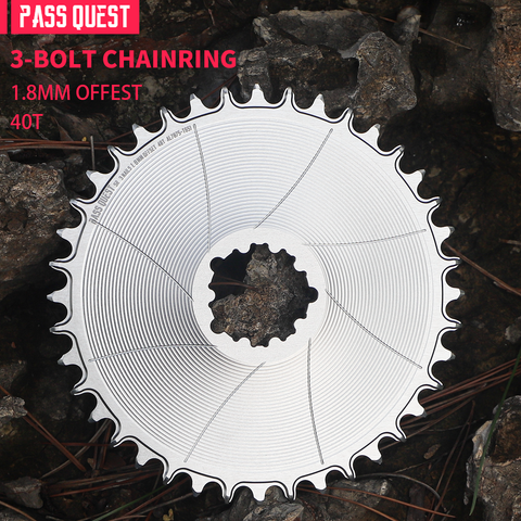 SRAM 3 Bolt (1.8mm offset) GRAVEL/ROAD Narrow Wide Chainring 42-48T