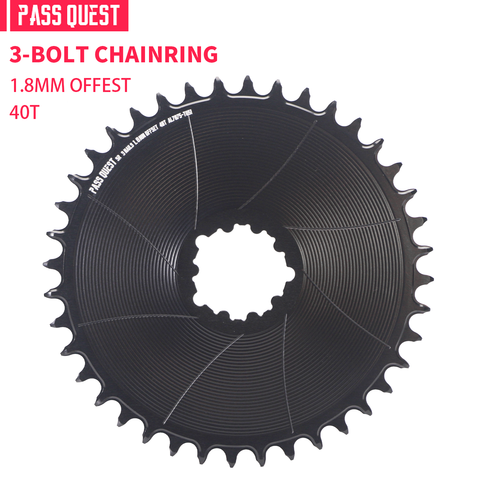 SRAM 3 Bolt (1.8mm offset) GRAVEL/ROAD Narrow Wide Chainring 42-48T