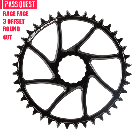 RACE FACE (3mm offset ) Hollow Round Narrow Wide Chainring 28-48T