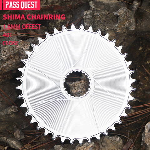 SHIMANO (1.8mm offset) GRAVEL/ROAD Narrow Wide Chainring 40-48T
