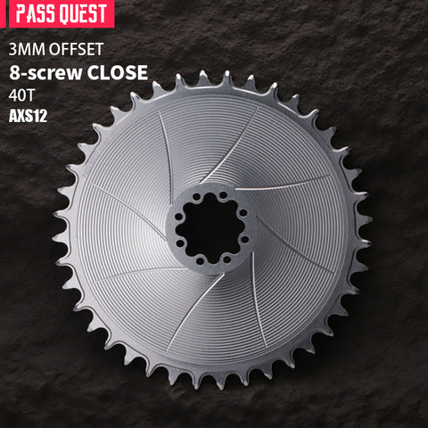 SRAM 8 Bolt ( 3mm offset) GRAVEL/ROAD AXS XX SL Narrow Wide Chainring