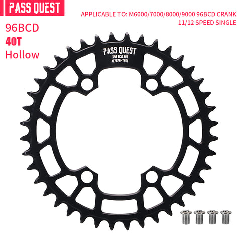 PASS QUEST Non-Standard 96BCD For Shimano Round Narrow Wide Chainring