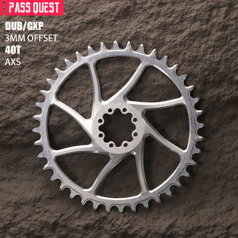 SRAM Force 8 Bolt (3mm offset) AXS Round Narrow Wide Chainring 40-54T