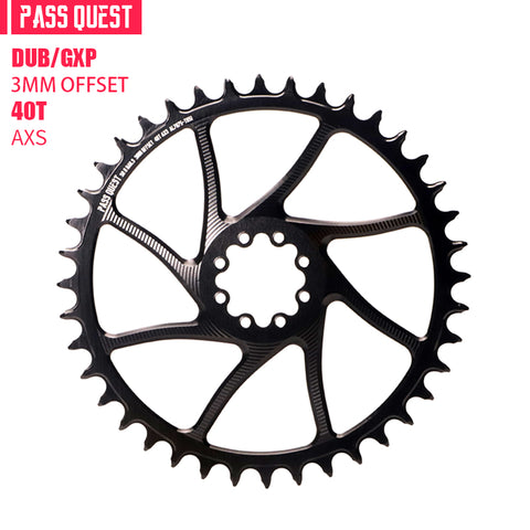 SRAM Force 8 Bolt (3mm offset) AXS Round Narrow Wide Chainring 40-54T