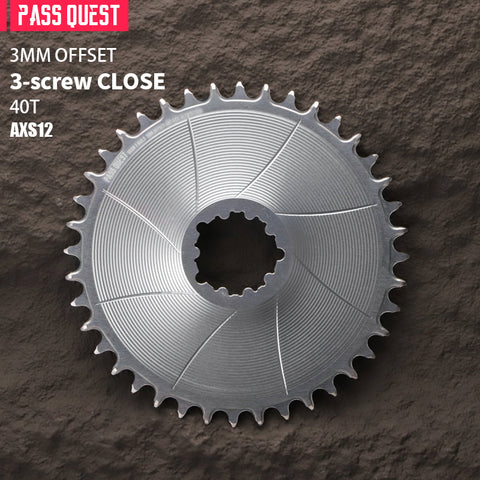 SRAM GXP/DUB ( 3mm offset) GRAVEL/ROAD Narrow Wide Chainring 40-56T AXS
