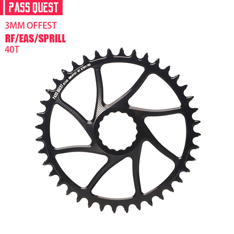 RACE FACE (3mm offset ) Hollow Round Narrow Wide Chainring 40-54T