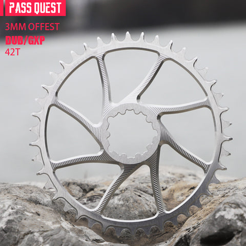 SRAM 3 Bolt ( 3mm offset) Hollow GRAVEL/ROAD Narrow Wide Chainring 40-54T