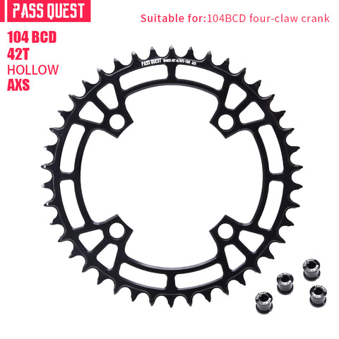 104BCD AXS Round Narrow Wide Chainring for Shimano M780 M610 670