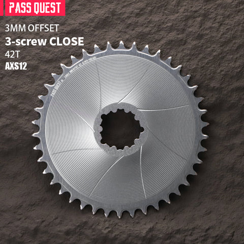 SRAM GXP/DUB ( 3mm offset) GRAVEL/ROAD Narrow Wide Chainring 40-56T AXS