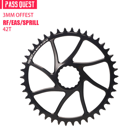 RACE FACE (3mm offset ) Hollow Round Narrow Wide Chainring 40-54T