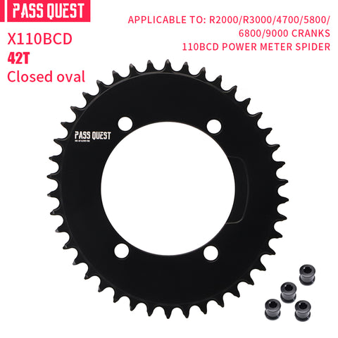 SHIMANO X110BCD (4-bolt AERO) Oval/ Round Narrow Wide Chainring