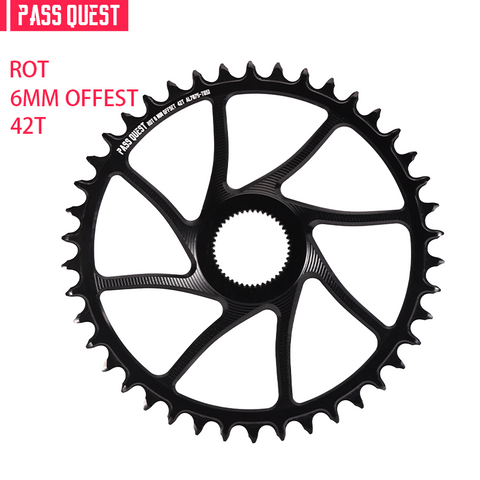 ROTOR (6mm offset ) Aldhu inpower Round Hollow Narrow Wide Chainring
