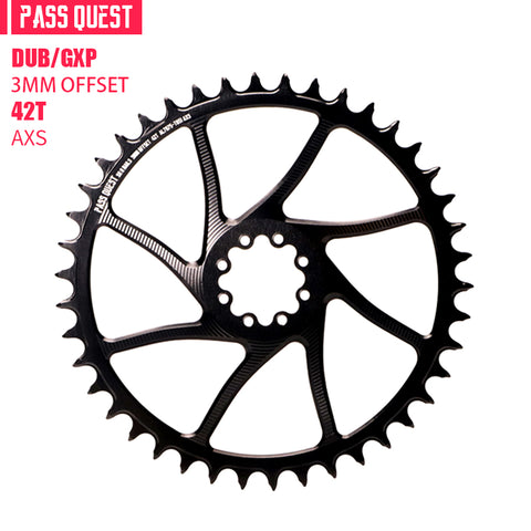 SRAM Force 8 Bolt (3mm offset) AXS Round Narrow Wide Chainring 40-54T