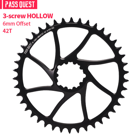 SRAM GXP/DUB (6mm offset) Round Narrow Wide Chainring
