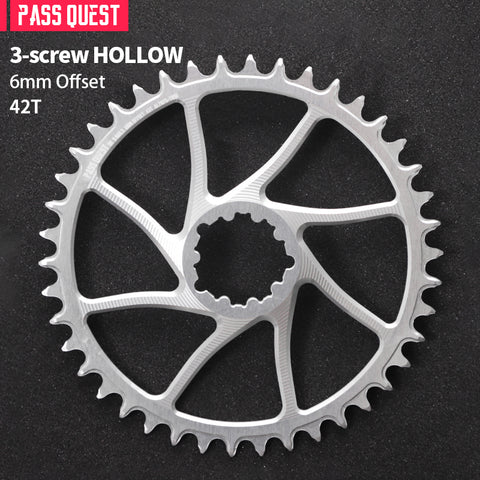 SRAM GXP/DUB (6mm offset) Round Narrow Wide Chainring