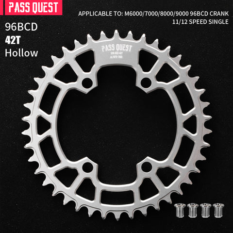 PASS QUEST Non-Standard 96BCD For Shimano Round Narrow Wide Chainring