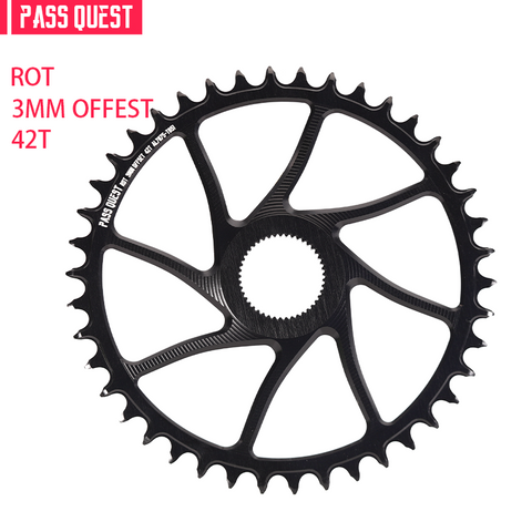 ROTOR (3mm offset )Aldhu inpower Round Hollow Narrow Wide Chainring