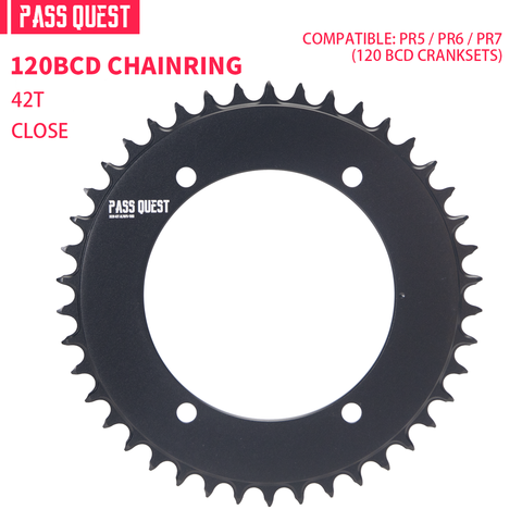 SENICX X120BCD (4-bolt AERO) Round Narrow Wide Chainring