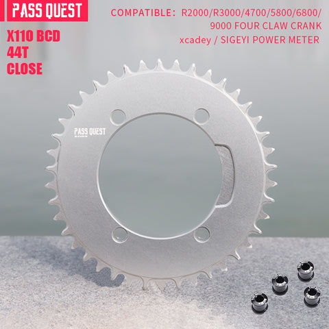 SHIMANO X110BCD (4-bolt AERO) Round Narrow Wide Chainring