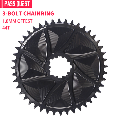 SRAM 3 Bolt (1.8mm offset outward) GRAVEL/ROAD Narrow Wide Chainring 42-48T