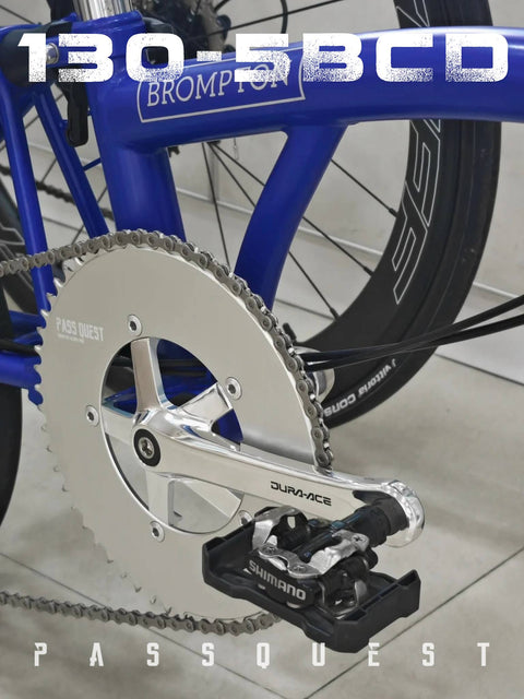 130BCD (5-bolt ) Round AERO Narrow Wide Chainring