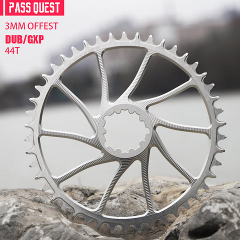 SRAM 3 Bolt ( 3mm offset) Hollow GRAVEL/ROAD Narrow Wide Chainring 40-54T