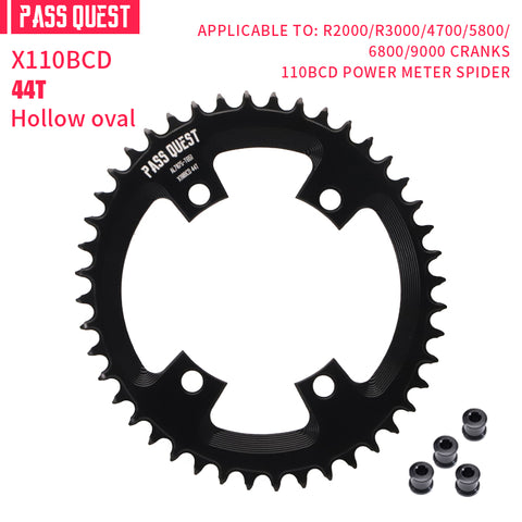 SHIMANO X110 BCD (4-bolt Hollow) Oval/Round Narrow Wide Chainring