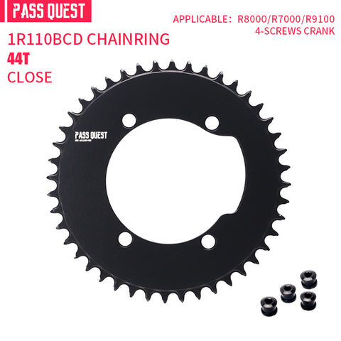 SHIMANO 110 BCD R9100 (4-bolt AERO) Round AERO Narrow Wide Chainring
