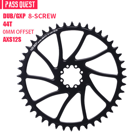SRAM 8 Bolt AXS 0mm offset Mountain XX SL Narrow Wide Chainring 34-44T