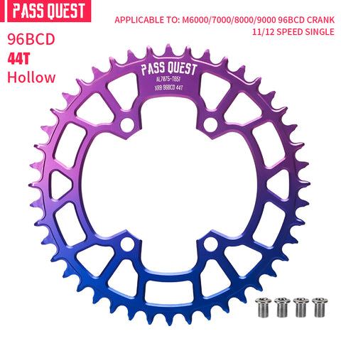 PASS QUEST Non-Standard 96BCD For Shimano Round Narrow Wide Chainring