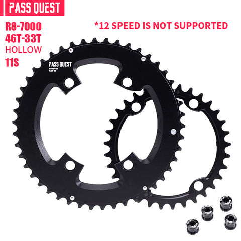 SHIMANO R110BCD 2X R8000 R7000 Sprocket AERO Round Road bike Gravel bike